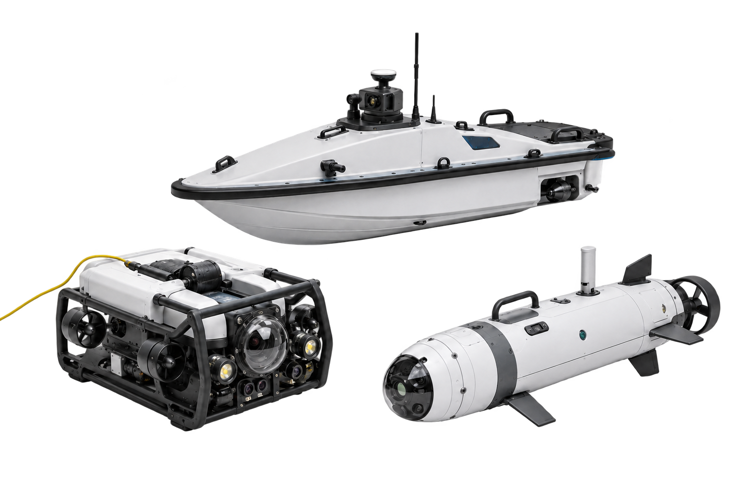 Uncrewed surface and underwater platforms
