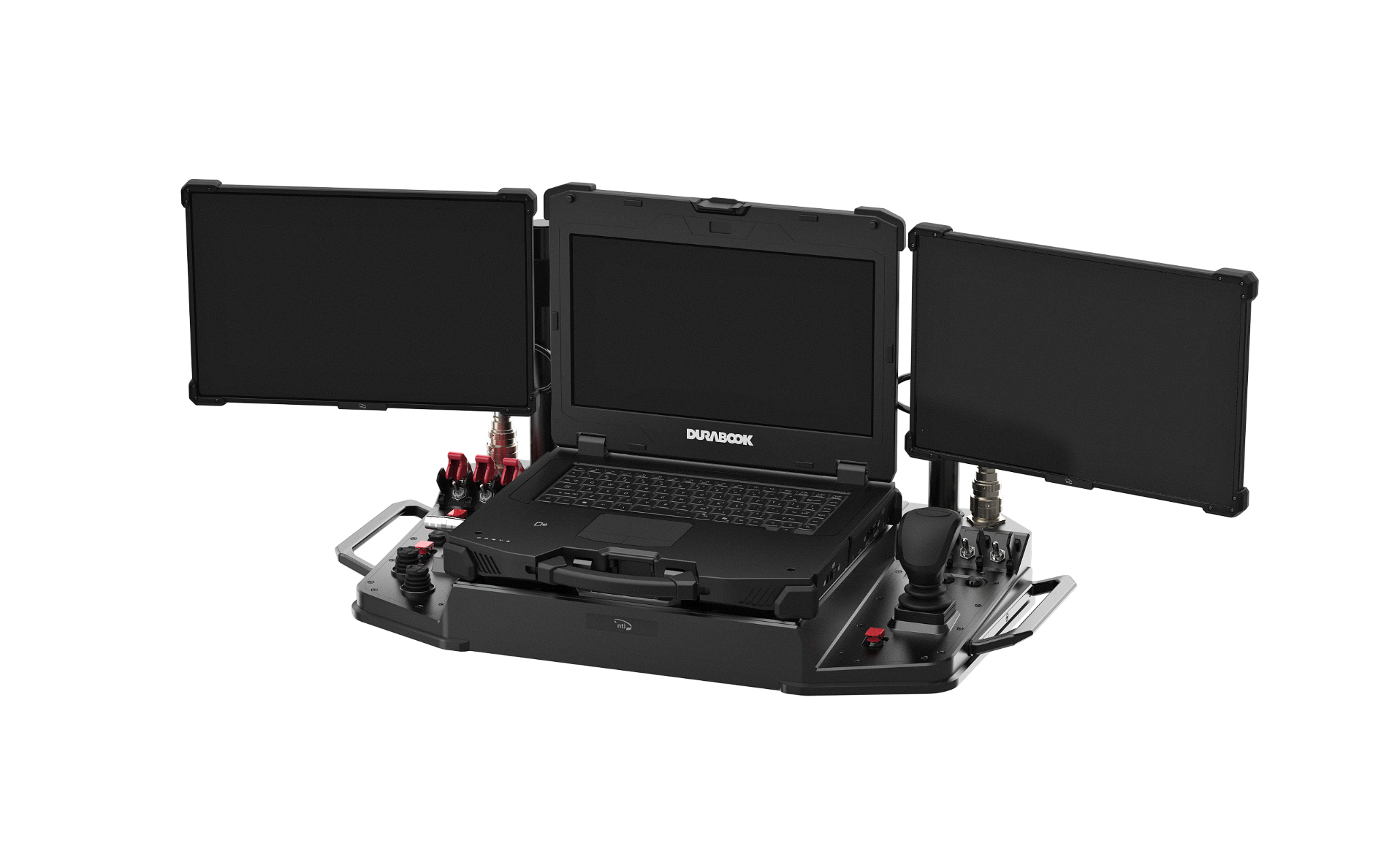 NZ-14 right perspective with three displays and physical operator controls