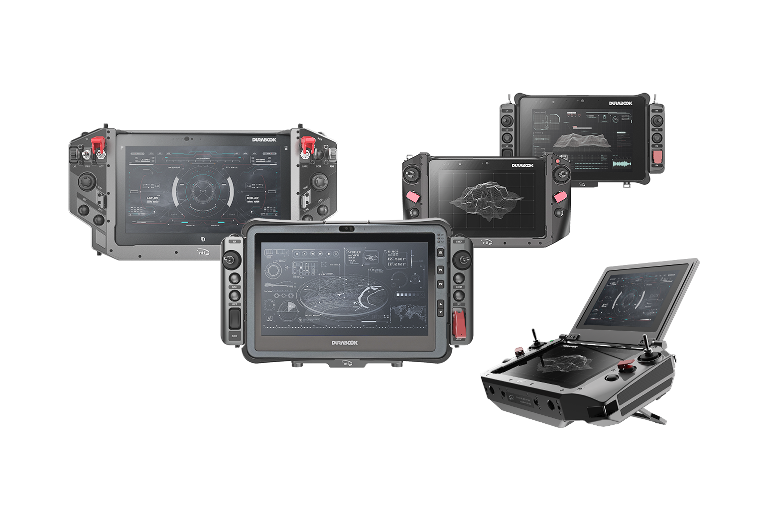 NTI ground control stations in multiple portable configurations