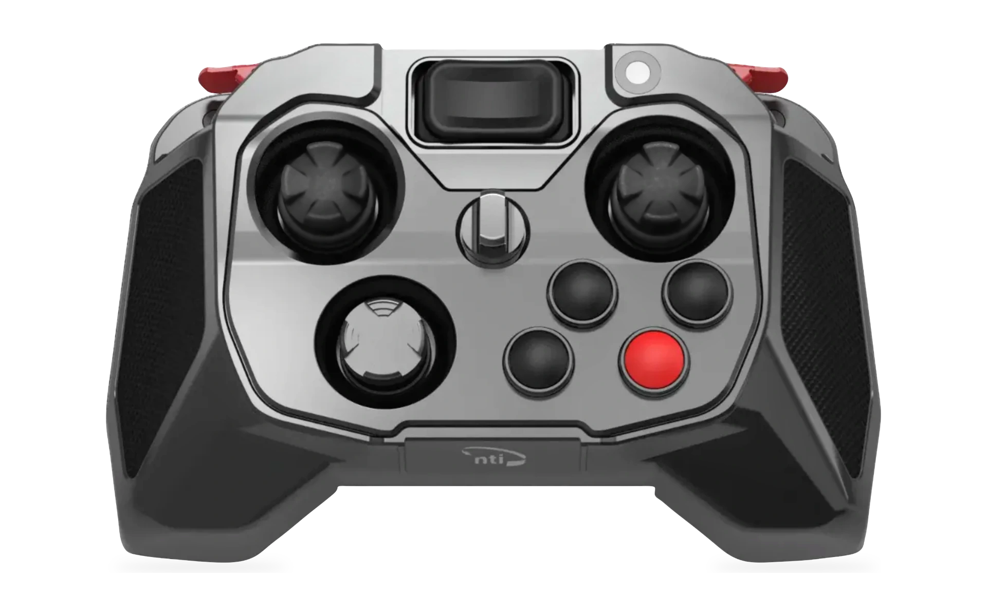 NTI PD-1 operator controller with dual joysticks and buttons
